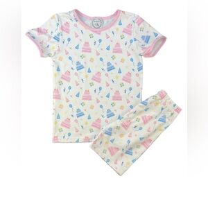 THE BELLA BEAN Short Sleeve Cotton Birthday Pajama Set - 6